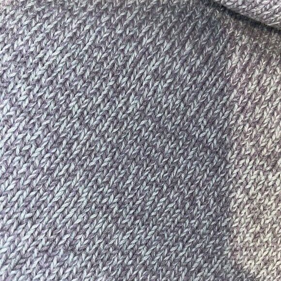 Flax Mock Neck Sweater Womens Size Small Medium Cotton Nylon‎ Pocket Gray Green - Picture 4 of 8